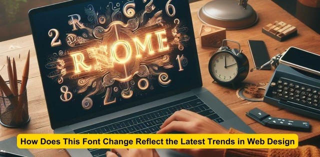 How Does This Font Change Reflect the Latest Trends in Web Design