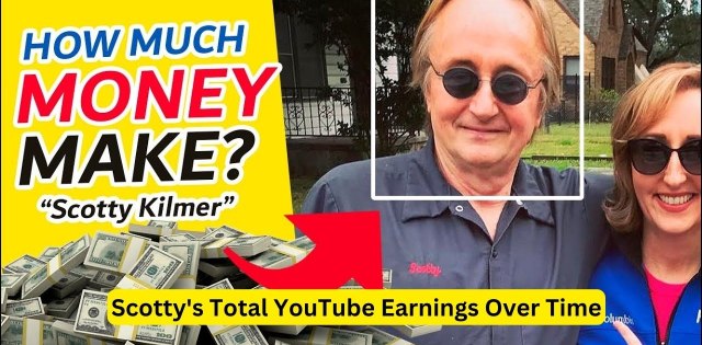 Scotty's Total YouTube Earnings Over Time